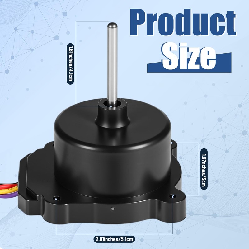 Threlaco EAU64843805 Condenser Fan Motor Assembly Compatible with LG Refrigerator