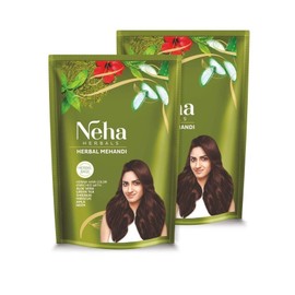 Genuine India Neha Neha Herb Mehandi Henna Natural Dye 500g, 1 Piece / 인도정품 Neha 네하 허브 메한디 헤나 천연 염색 500g, 1개