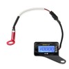 Motorcycle 4-in-1 Multifunction Gauge Mini 4 Meter (RPM Tachometer+Cylinder Head
