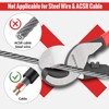 TOOLEAGUE 2Pcs Cable Cutter Set,14-Inch and 10 Inches Heavy Duty