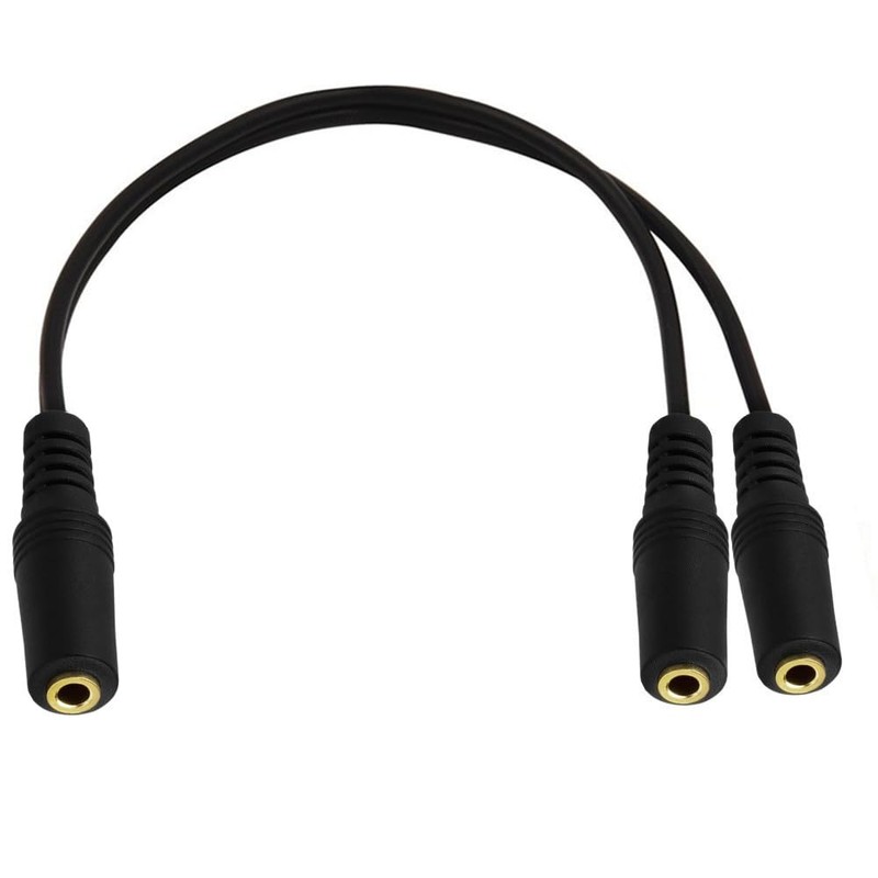 Seadream 3.5mm 1/8" TRS Stereo 1 Female to Dual 2