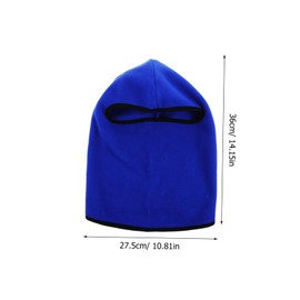 Gatuida Windproof Fleece Balaclava Mask for Men Women Unisex Winter Head Cover for Cold Weather Cycling Skiing Motorcycle Gear Blue
