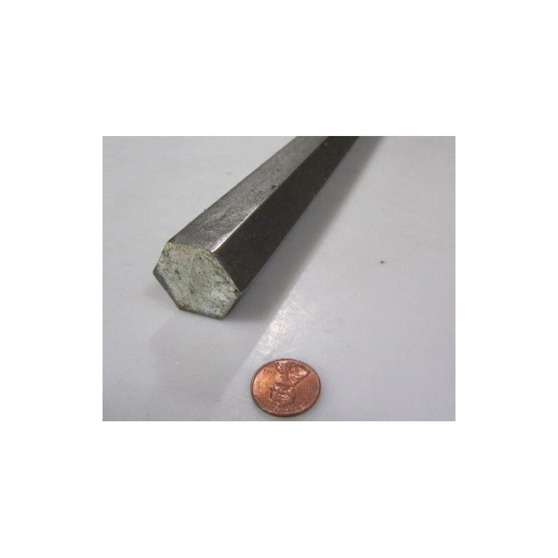 Basic 4140 Alloy Steel Hex Rod 1 1/8" Hex x