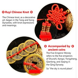 Brass Good Luck Wu Lou Cucurbit Statue Feng Shui Hu Lu Gourd Treasure Peaceful Collectible Figure for Taoist Housewarming Gifts Home Office Car Decoration Ornament Garden Decor Health Prosperity