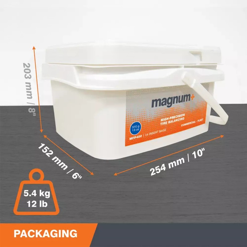 Magnum+ Tire Balancing Beads, 13OZ Wheel Balance Beads TPMS Compatible,