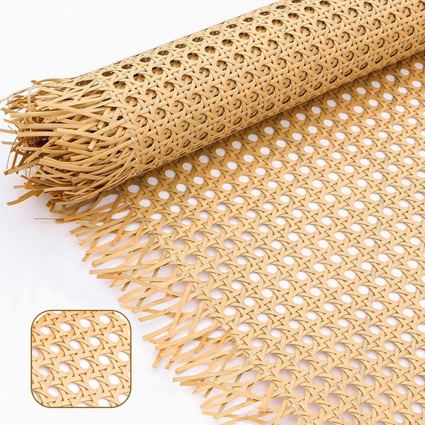 APMOE 24" W Natural Cane Webbing - 60" L Hexagon