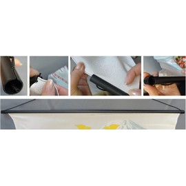 Maruzen Furoshiki Cotton Furoshiki Sato Hiromi Setsubun Approx. 19.7 x 19.7 inches (50 x 50 cm)