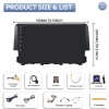 Apple Carplay For Honda Civic 2016-2021 Android 12 Car Stereo