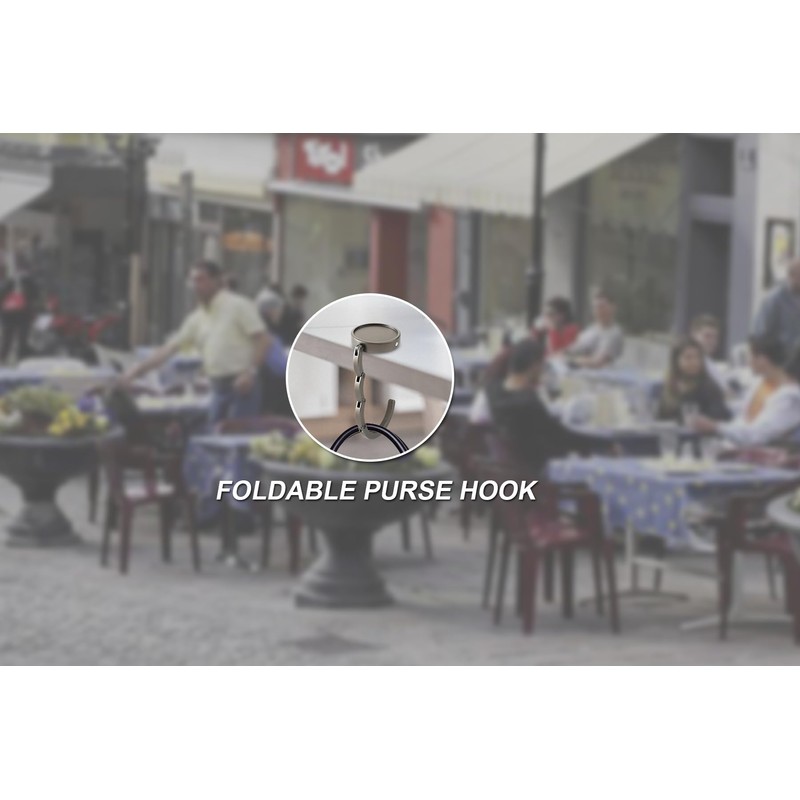 AUFIKR Handbag Hooks for Tables - Folding Table Hanger for