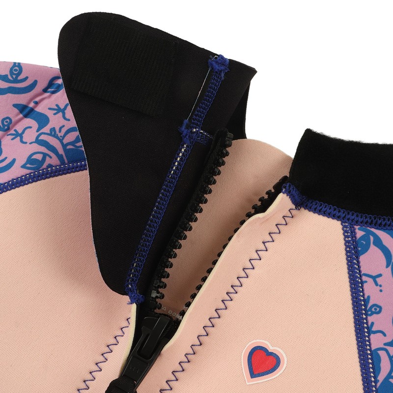 Long Sleeve Shorts Kids Wetsuit 2.5MM Neoprene Toddler Winter Surfing