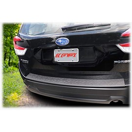 C&C CarWorx Aftermarket Rear Bumper Tape-On Step Protector Pad Compatible with 2019 2020 2021 Subaru Forester