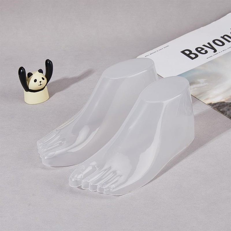 SUPERFINDINGS 3 Pairs Plastic Shoe Support Holder 3 Inch Shoe