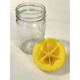 Fruit Fly Trap - Bug Catcher 3D Printed Lid for Mason Jars Lemon Yellow! NEW!
