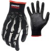 Grease Monkey Bone Series Foam Nitrile Mechanic Gloves with Grip,