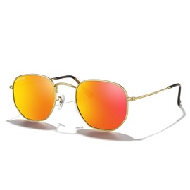 MERRY'S Classic Polarized Sunglasses for Women Men Vintage Polygon Square Shades S6548