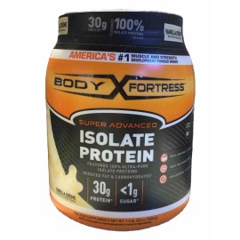 Body Fortress Super Advanced Isolate Protein Powder Vanilla Creme Flavor 24oz(M5