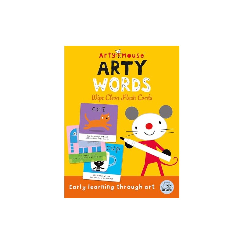 Arty Mouse Arty Words Wipe Clean Flash Cards (Arty Mouse