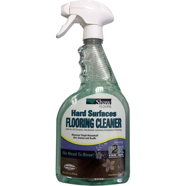 Shaw - R2X Hard Surfaces Flooring Cleaner - Protect and Clean - 32 Ounce