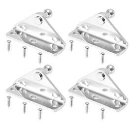 X AUTOHAUX 4 Set 10mm Car Ball Studs Mounting Brackets with Screws 63x30x38mm