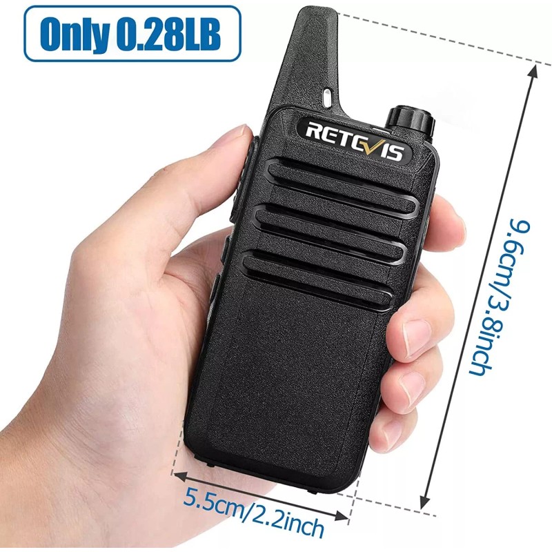 Retevis RT22 UHF Walkie Talkie VOX Two Way Radios for