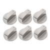 SHINEOFI 6pcs Stove Knob Replacement: Gas Stove Knobs Cooktop Surface