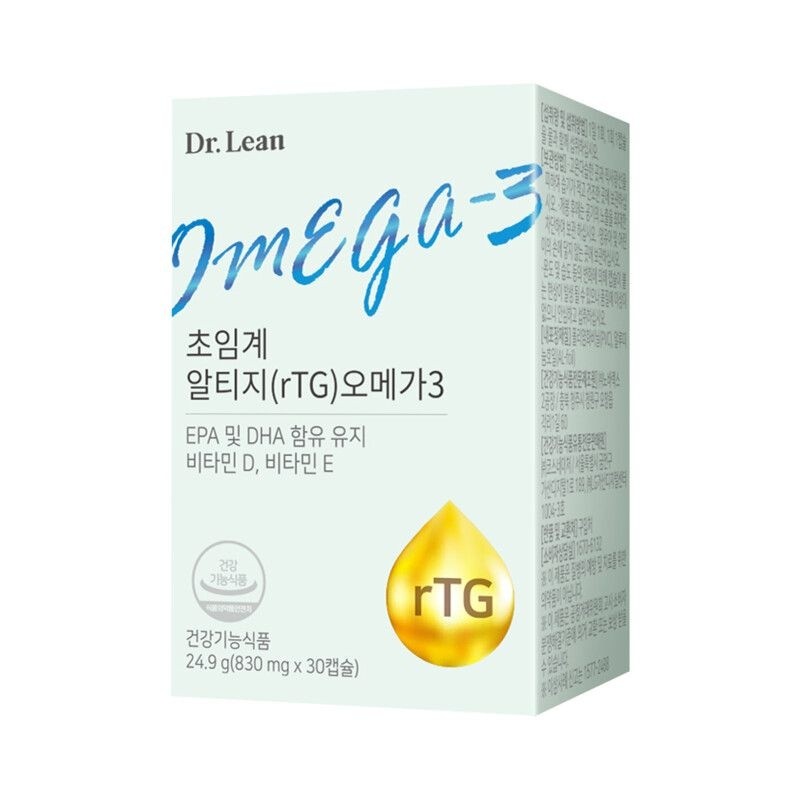 Dr.Lin Supercritical Extraction rTG Omega 3 30 capsules x 6