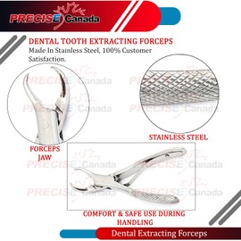 PRECISE CANADA EXTRACTING FORCEP English Pattern Pedo Upper & Lower #23S