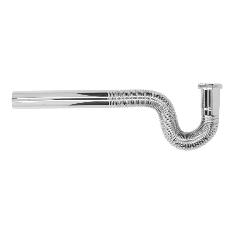 Brass Flexible P Trap Pipe Corrugated Decorative No Odor Bendable