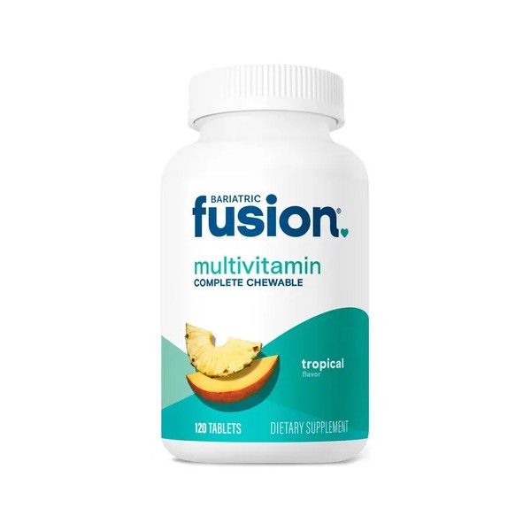 Bariatric Fusion® Multivitamin Complete Chewable Sabor Tropical 120 Tabletas Masticables