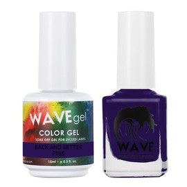 WAVEGEL Soak-Off Gel & Nail Lacquer Matching Duo Set - Simplicity Collection - #P185 Back And Better I 0.5 Oz