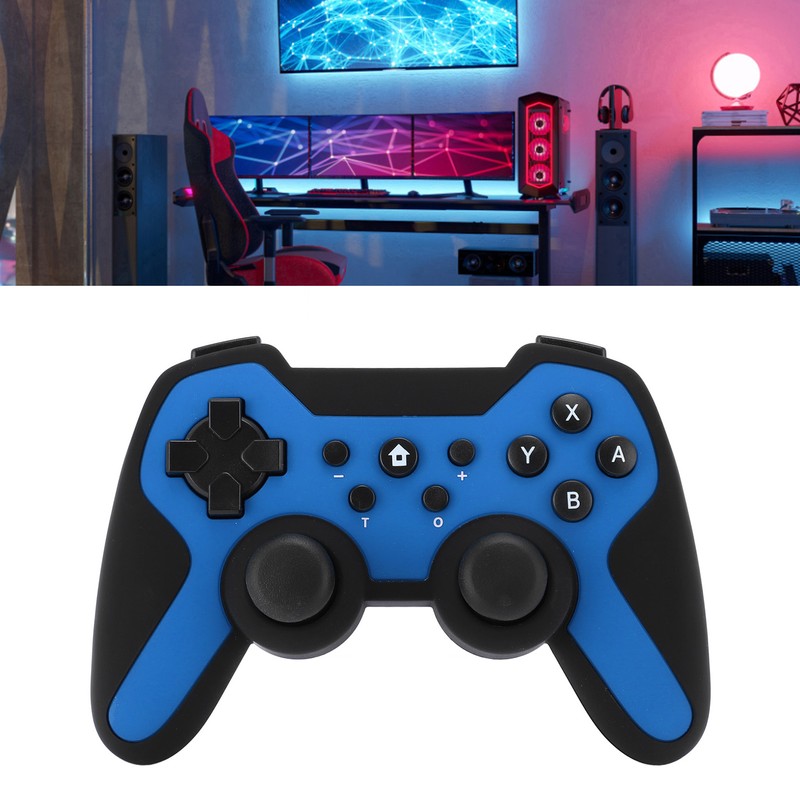 Wireless Bluetooth Controller Dual Motors LED Indicators Wake Up Function