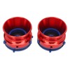 1 Pair NAB Hub Adapters Polished Aluminum Alloy Universal Loading