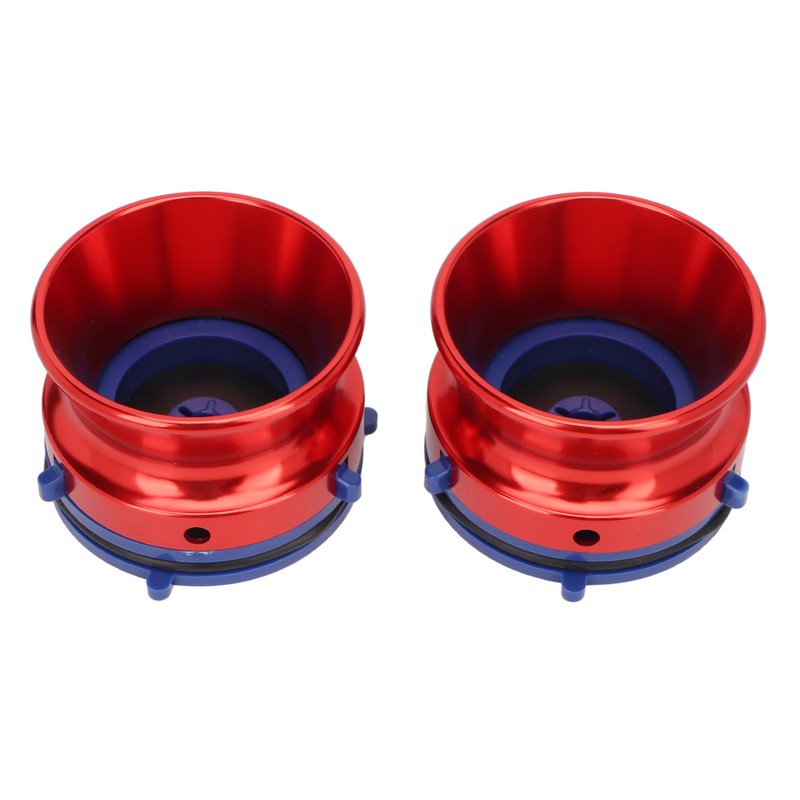 1 Pair NAB Hub Adapters Polished Aluminum Alloy Universal Loading