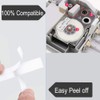 Compatible Label Tape Replacement for Casio XR-9WE2S XR-9WE Label Cartridges