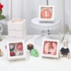 TEMLQPACK 100pcs 4x4x2 Inch Party Favor Boxes (Bakery/Chocolate/Donut)