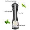 BINHAI Black Set Salt Pepper Mill,Wooden Pepper Grinder Manual Mills