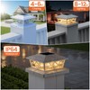 APONUO Solar Post Cap Lights 12 Pack for 4x4 5x5