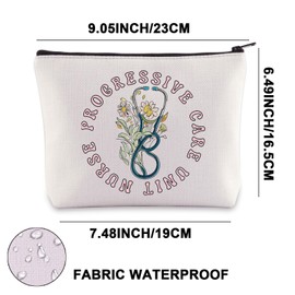 PCU Nurse Progressive Nurse Makeup Bag Graduation Gift Progressive Nurse Zipper Bag, Progressive Care Unit Nurse Uk