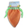 The Spring Shop Easter Fabric Carrot Shaped Drawstring Gift Bags