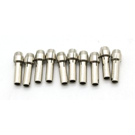 TMAX 10 pc Durable Shiny 3/32 Inch Rotary Tool Collet Bit #481 for Dremel Rotary Tools