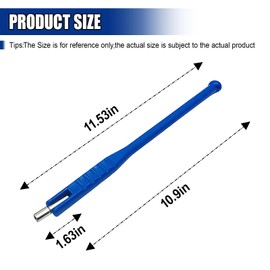 GAOLAOSY Tire Valve Stem Puller/Installer with Valve Core Tool, No Scratch High Tensile Strength Plastic Tire Valve Tool, Car Valve Core Extension Adapter, Universal Auto Repair Accessories (Blue)