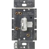 Lutron Toggler Quiet 3-Speed Slide-To-Off Fan Control, 1.5-Amp, Single-Pole/3-Way, AYFSQ-F-WH,