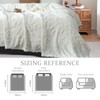 Guchuang Bedding Cream White Fleece Throw Blanket 150x200cm - Ultra