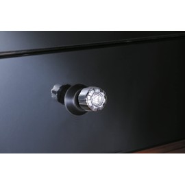 Carmate LS308 Car Dress Up Part, Crystal Rear Wiper Bolt Cap, 1 Piece, Chrome