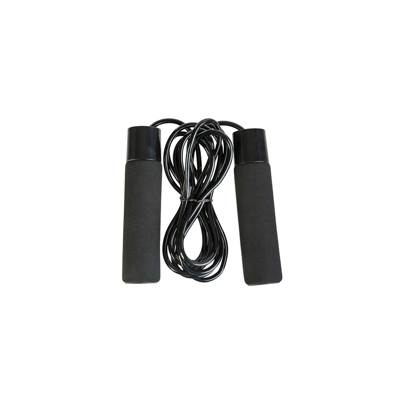 Endurance Unisex skipping rope with weight 1001 black, one size