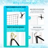 Extra Large Pool Toy Float Storage Net with 20 Windproof