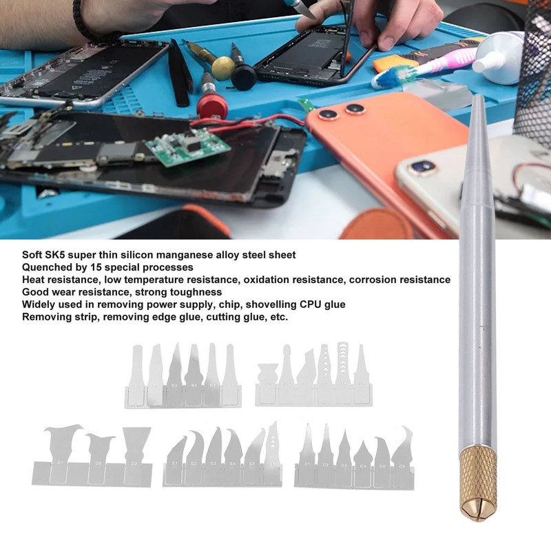 Opening Pry Tool Kit Electronics BGA Chip CPU Repair Tablet