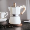 Moka Pot, Coffee Moka Pot Easy to for Camping (Creamy