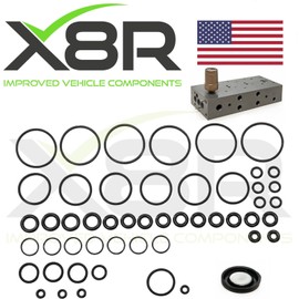 X8R EAS Air Suspension Compressor Valve Block O-Ring and Diaphragm Repair Kit Compatible with RR Classic County with EAS Part# X8R26