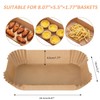 ZXMGG Pack of 100 Airfryer Inserts for Ninja Double Stack